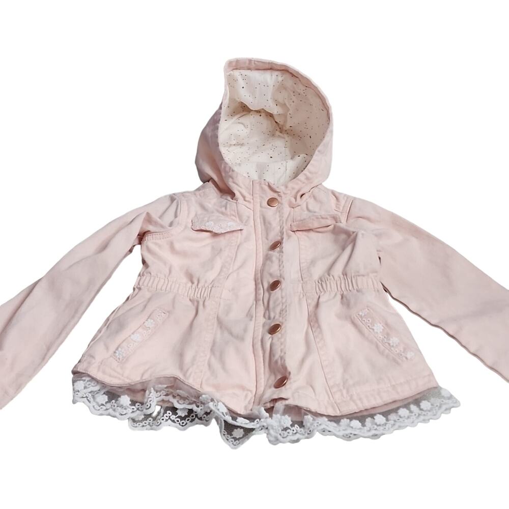 Nannette Kids Pink Jacket, Size 4